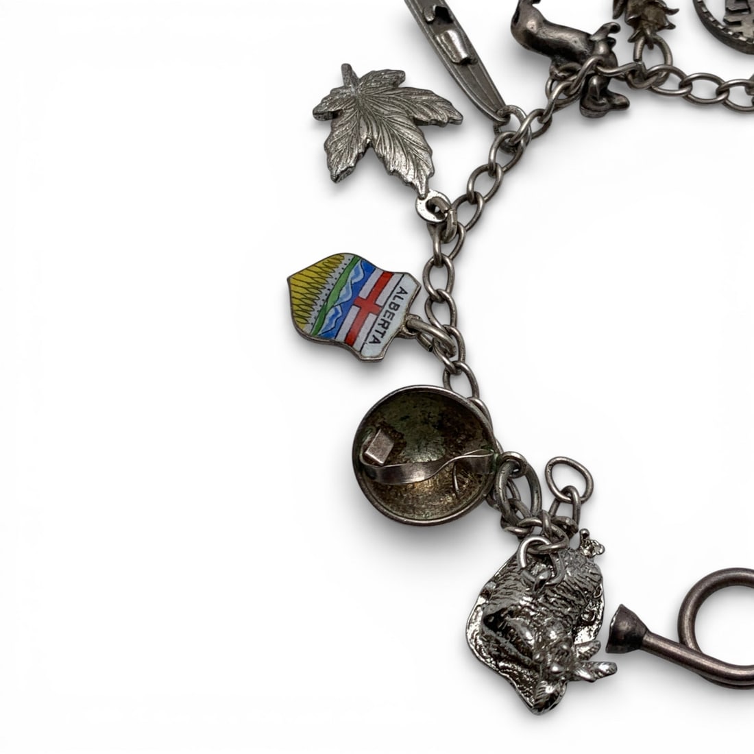Silver Charm Bracelet - 2