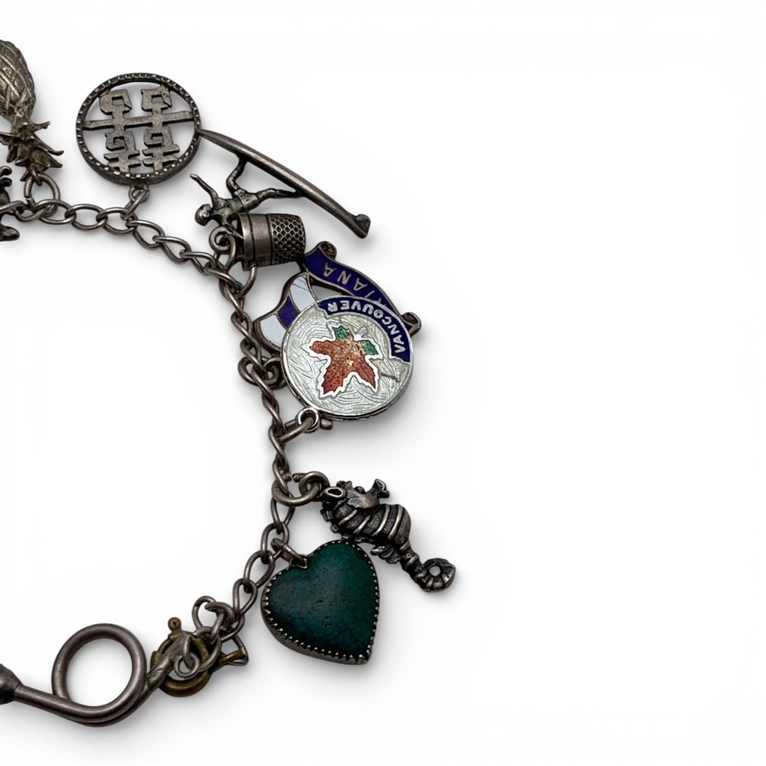 Silver Charm Bracelet - 4