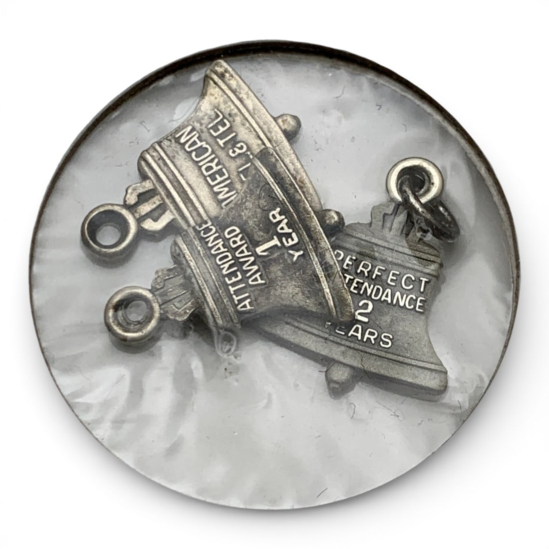 3 Sterling Silver Bell Charms: Marked Sterling - See Photos