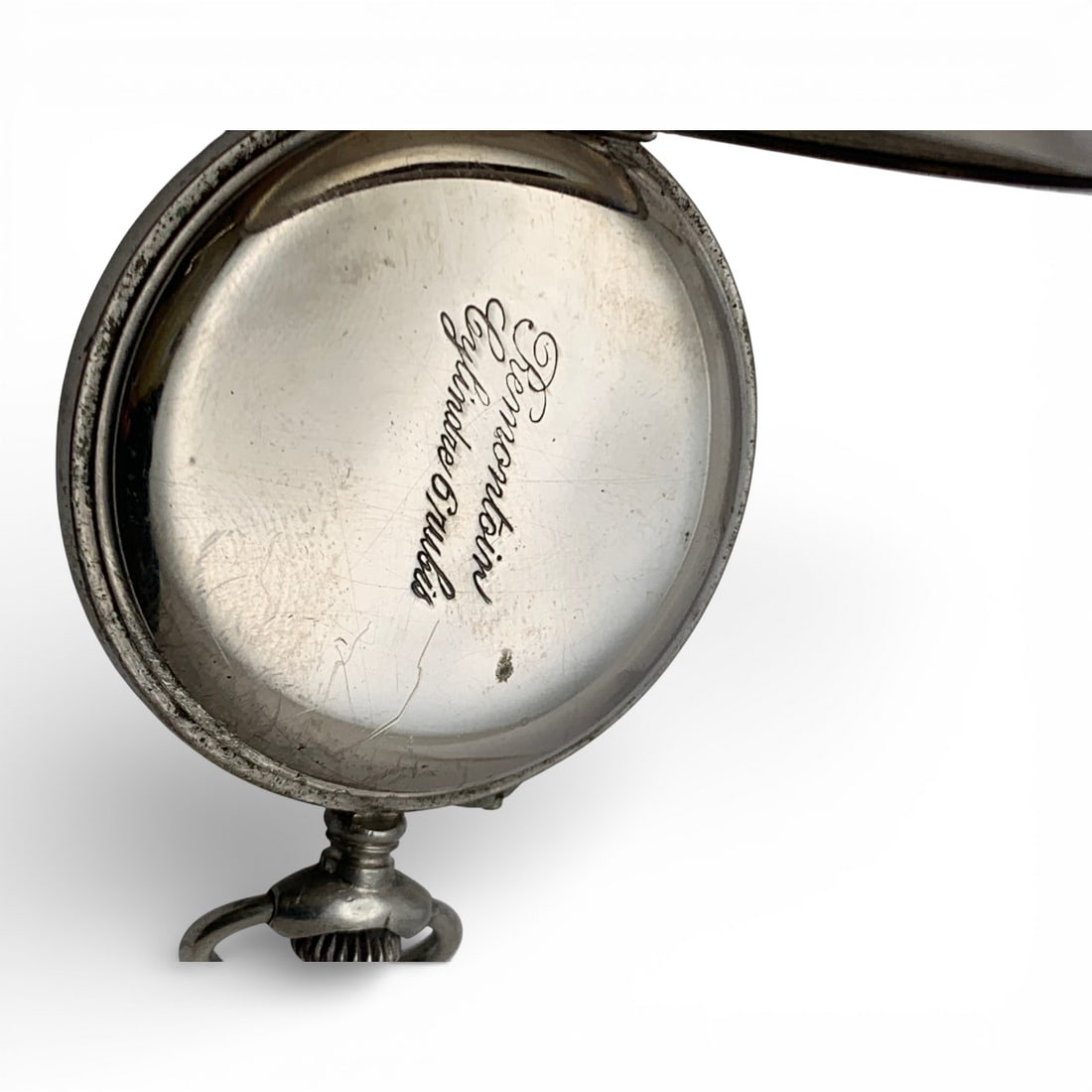 Silver Tone Pocket Watch - 3