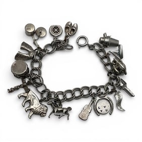 Sterling Silver Charm Bracelet