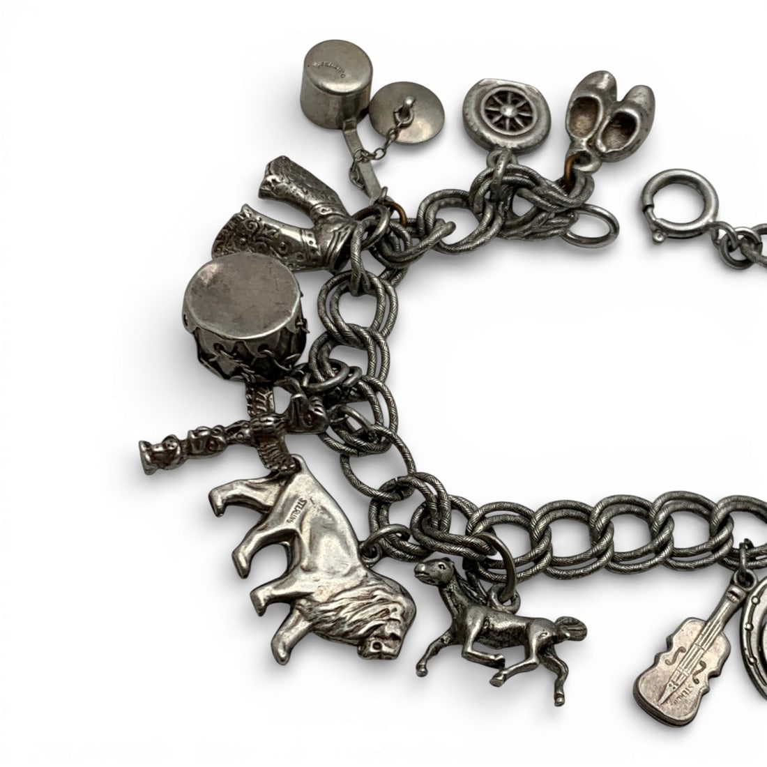 Sterling Silver Charm Bracelet - 3