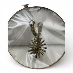 900 Silver Spur Charm