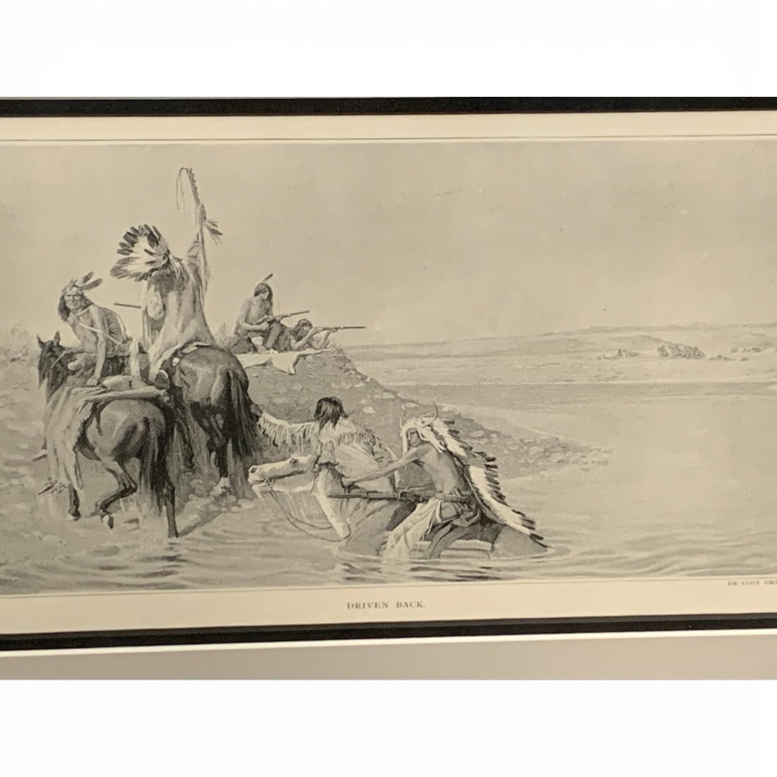 De Cost Smith Native American Print, Driven Back - 4