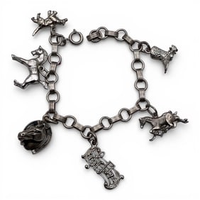 Sterling Silver Charm Bracelet