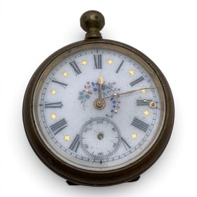 Gold Tone Pocket Watch