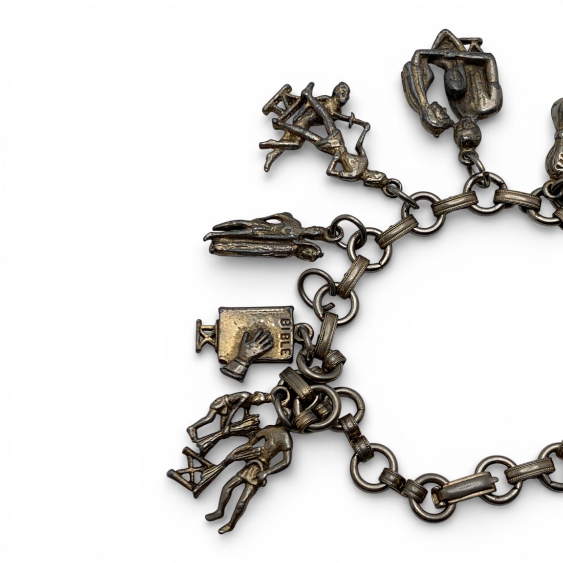 Silver Charm Bracelet - 2