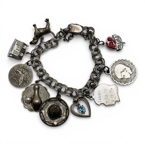 Sterling Silver Charm Bracelet