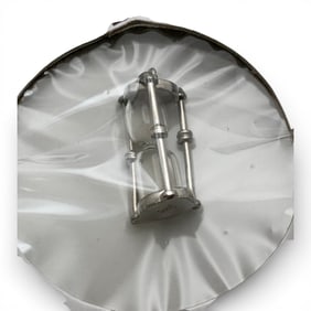 Sterling Silver Hour Glass Charm