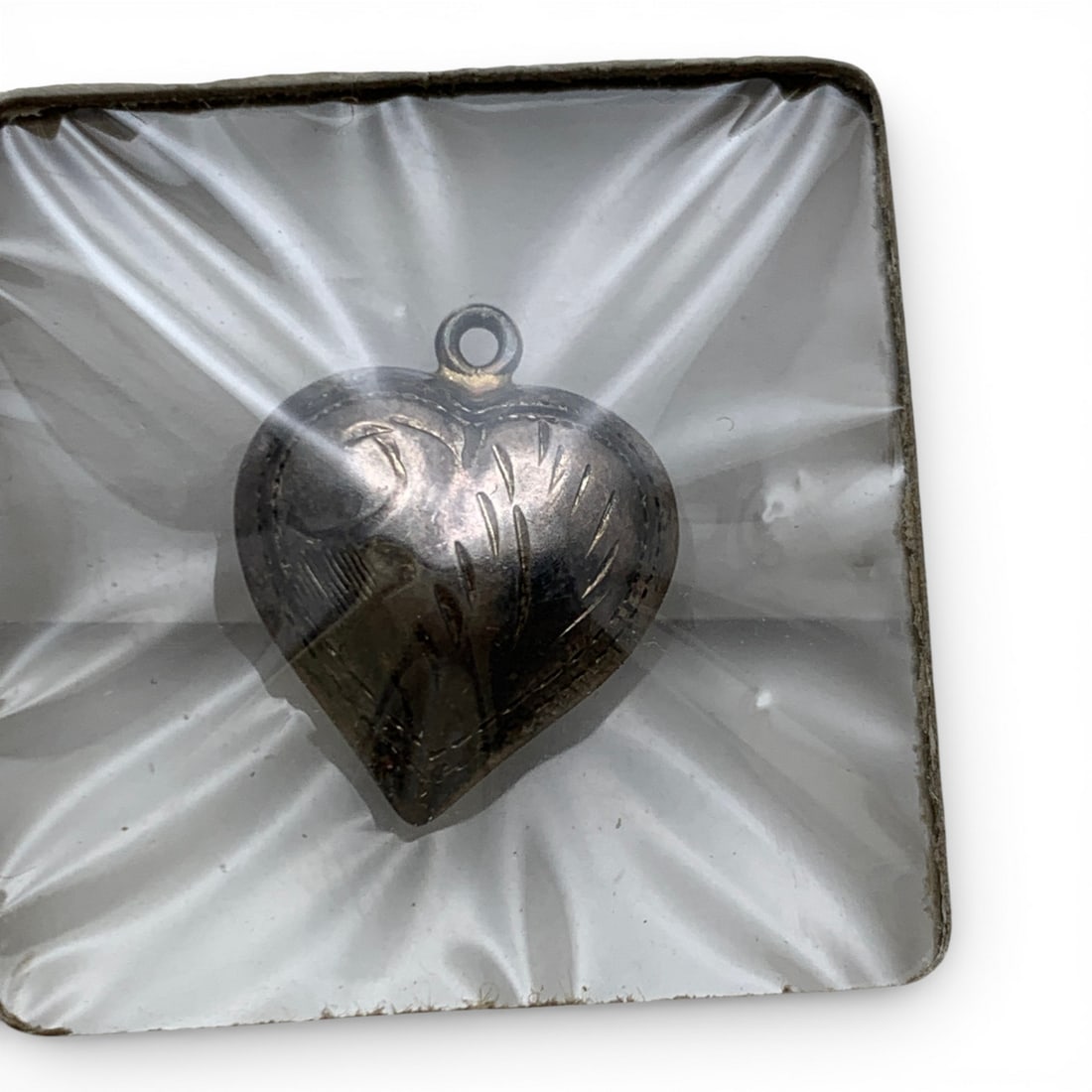 Silver Heart Charm - 2