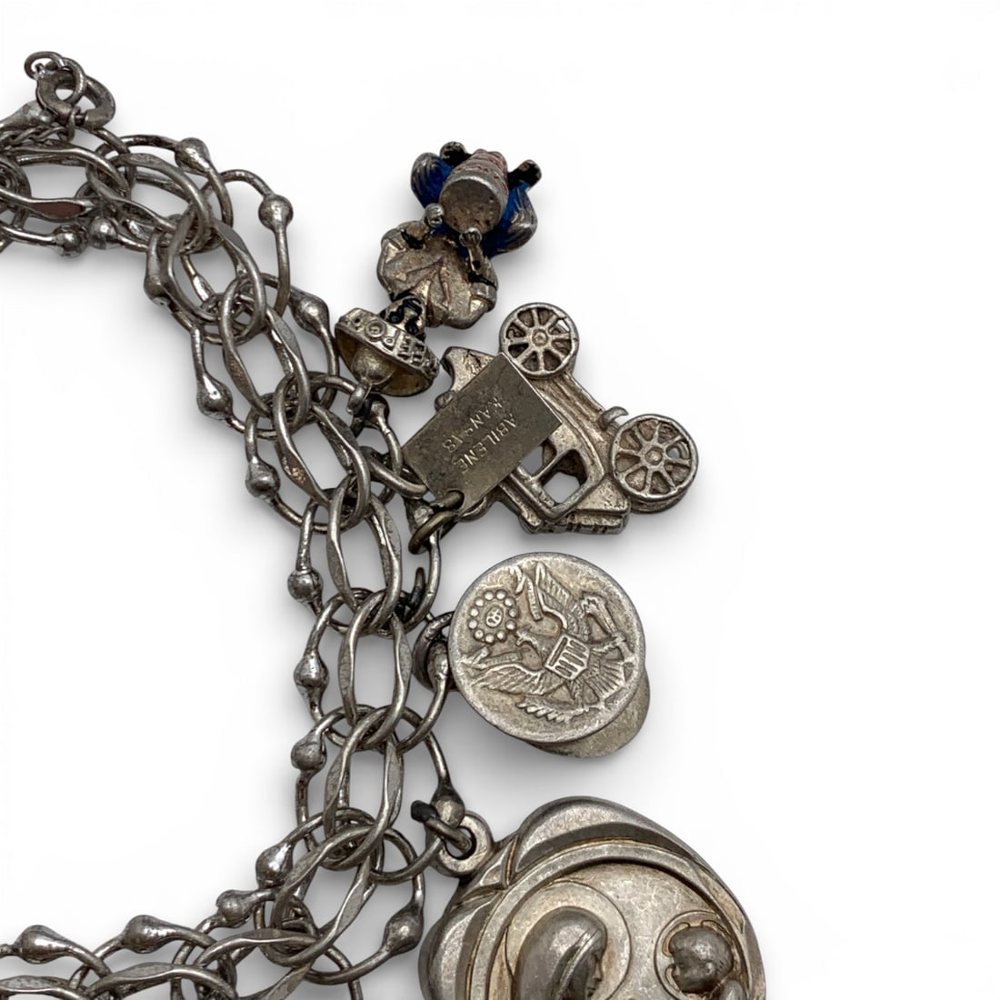 Sterling Silver Charm Bracelet - 4