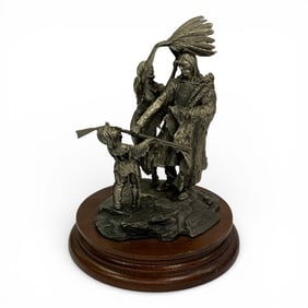 1982 Michael Boyett Fine Pewter Sculpture