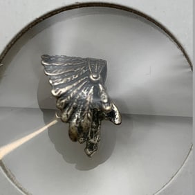 Sterling Silver Native American Headress Charm