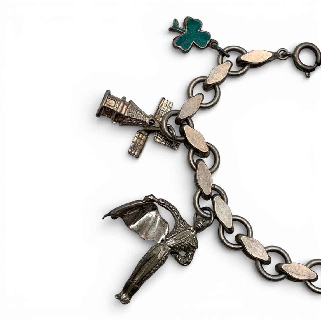 Silver Charm Bracelet - 2
