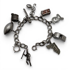 Sterling Silver Charm Bracelet