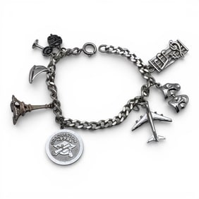 Sterling Silver Charm Bracelet