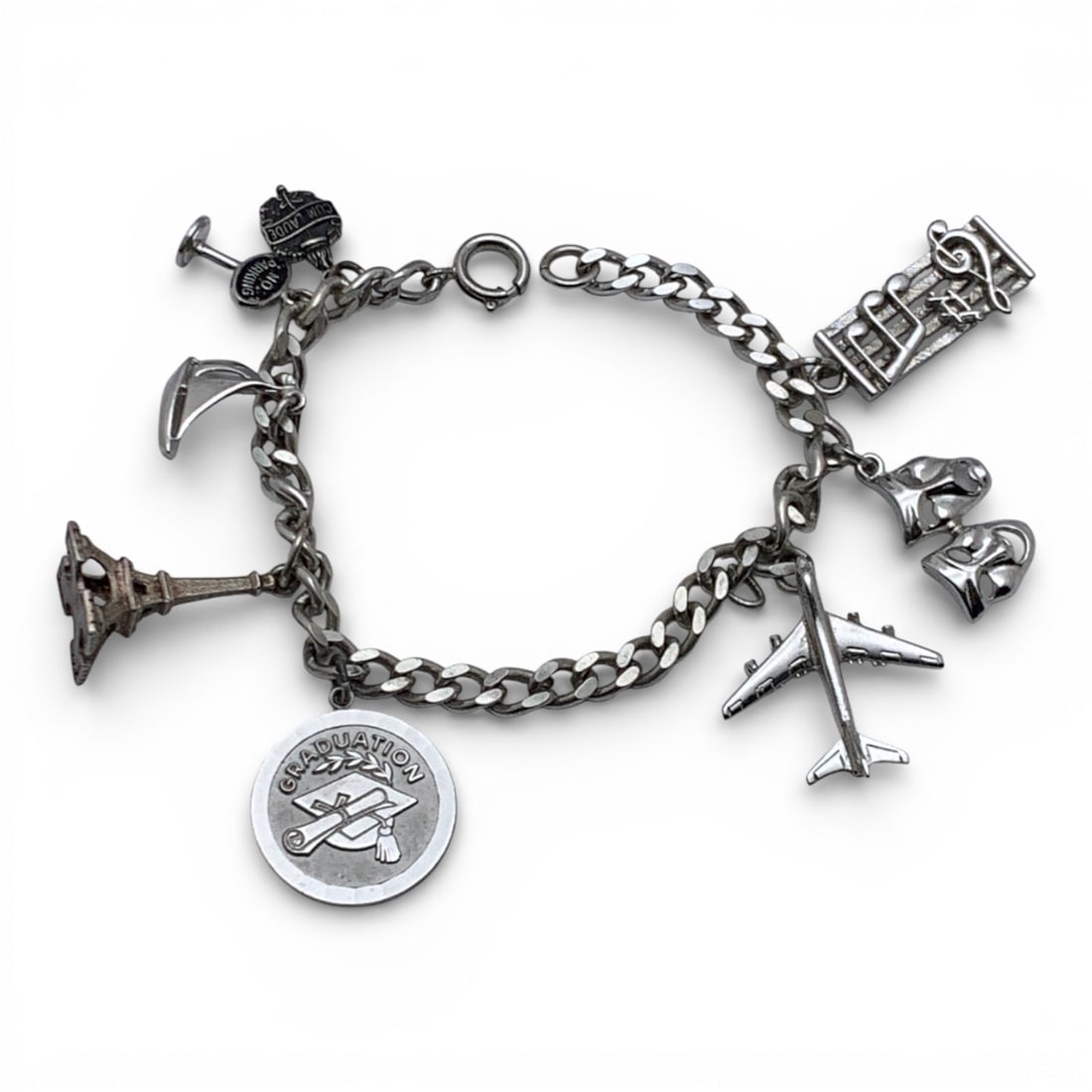 Sterling Silver Charm Bracelet (1 of 3)
