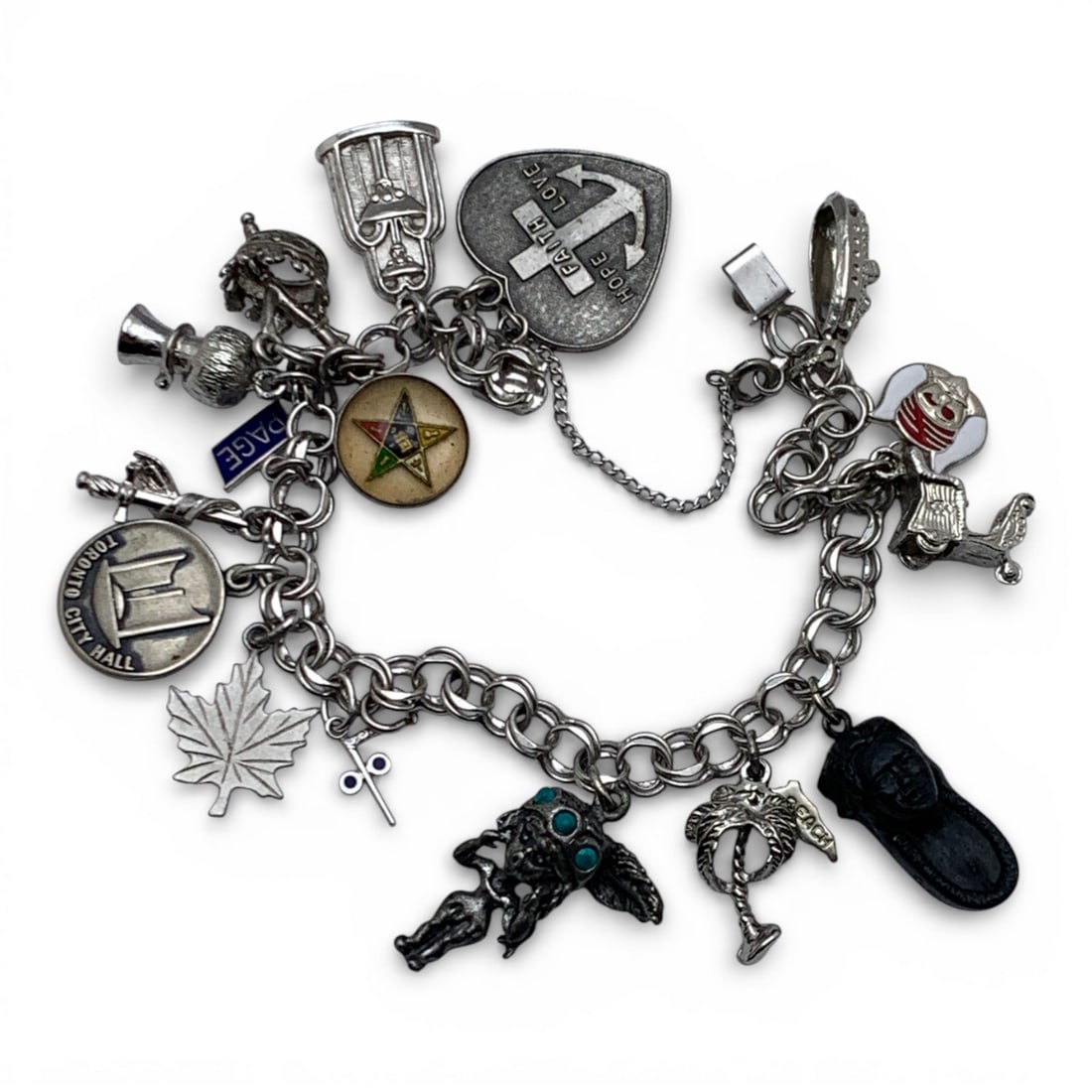 Sterling Silver Charm Bracelet (1 of 4)