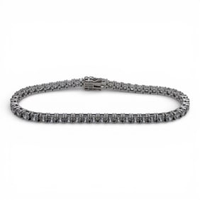 Sterling Silver & Cubic Zirconia Bracelet