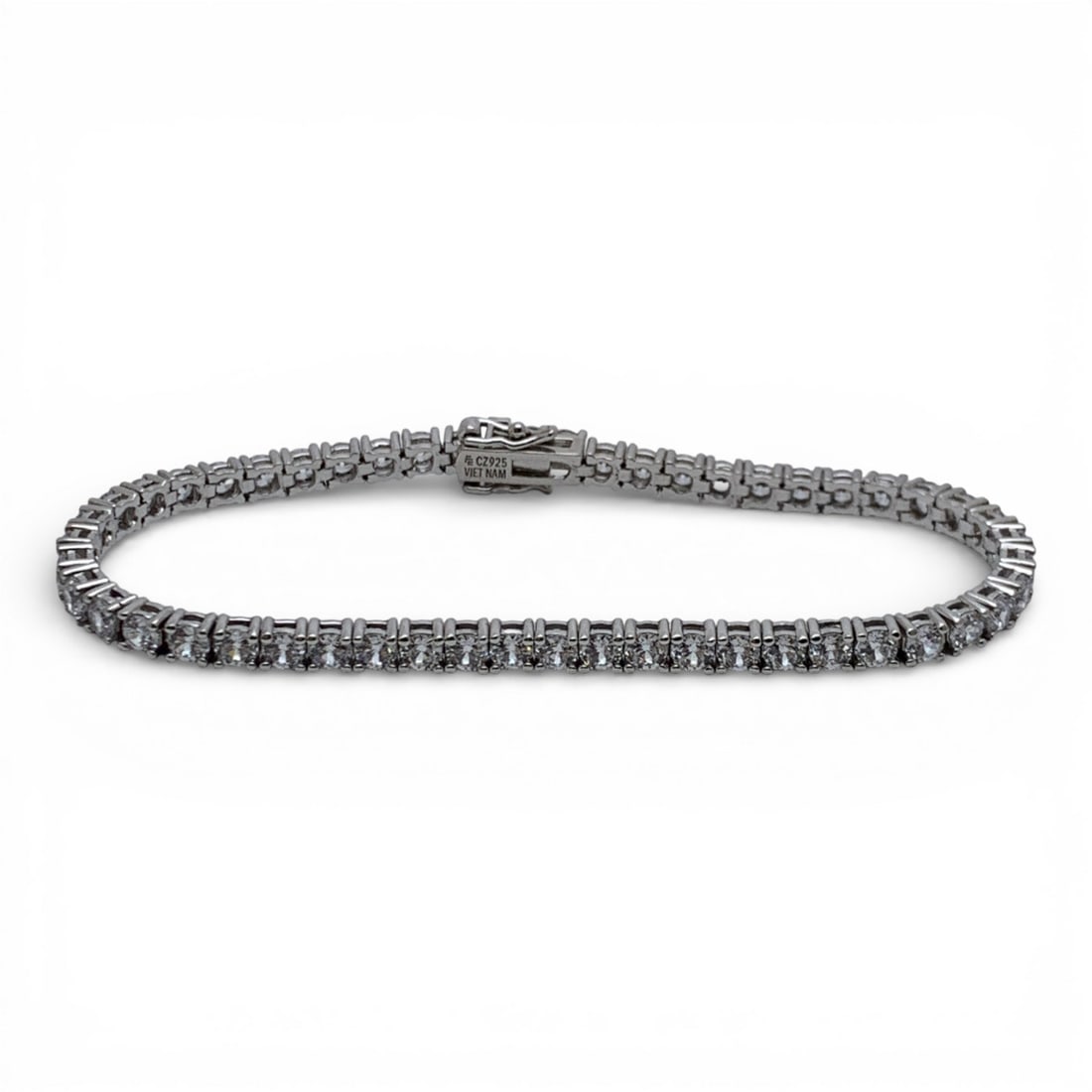 Sterling Silver & Cubic Zirconia Bracelet (1 of 3)