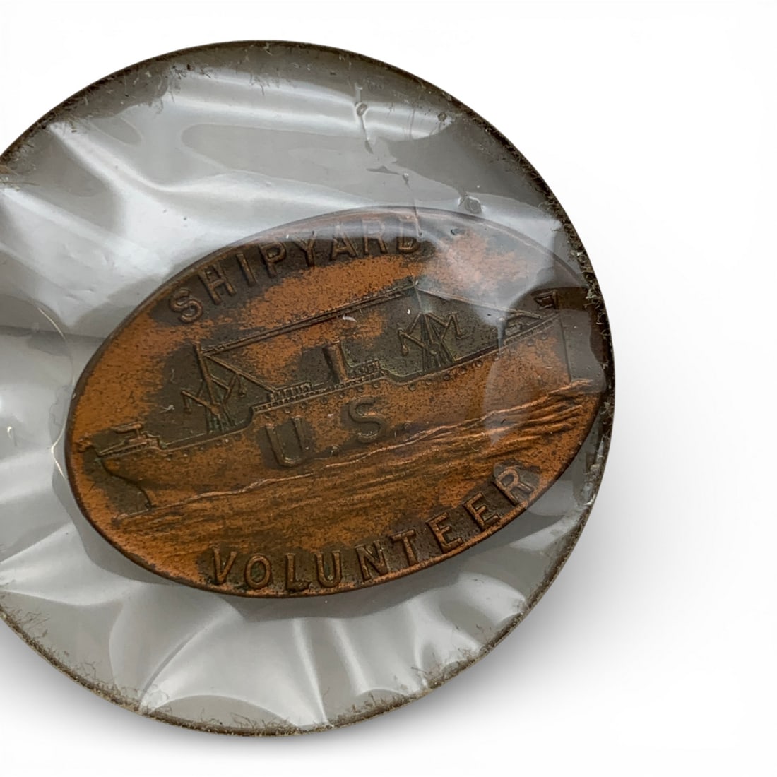 U. S. Shipyard Volunteer Pin: See Photos