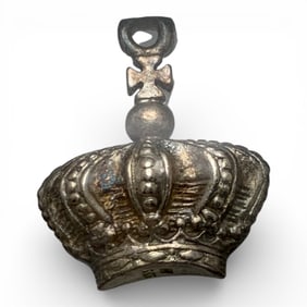 Sterling Silver Crown Charm