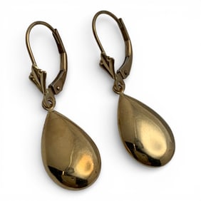Pair Of 14k Yellow Gold Earrings