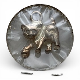 Sterling Silver Cat Charm