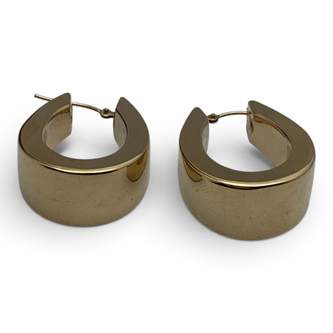 14k Yellow Gold Earrings: Marked 14k - 1" Long - 3.3 Dwt Gemstones Tested With Presidium Gem Tester Il - Berners Does Not Guarantee Authenticity Of Gemstones