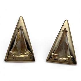 14k Yellow Gold & Citrine Earrings