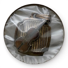 Sterling Silver Violin Pendant