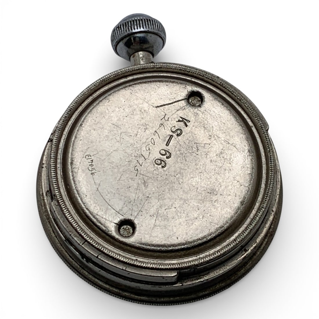 Large Waltham 8 Day Pocket Watch: Marked On Face: Waltham, 8 Days3 1/2" Long
