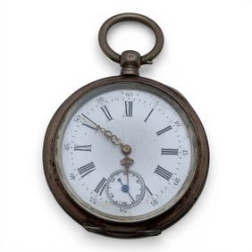 800 Silver Pocket Watch