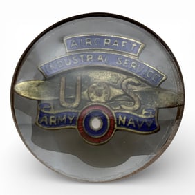 Army Navy Aircraft Industrial Service Pin