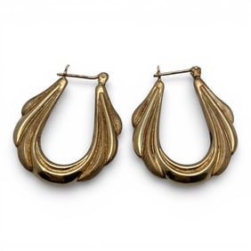 18k Yellow Gold Earrings