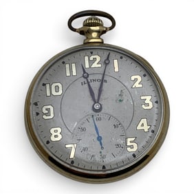 Illinois Gold Filled Pocket Watch