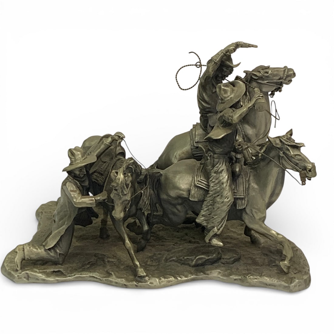 1975 Polland Fine Pewter Sculpture: Signed On Edge: Painting The Town, Polland 1975, 1145/2250, Fine Pewter UsaMarked On Bottom: Lance5" TallSee Photos