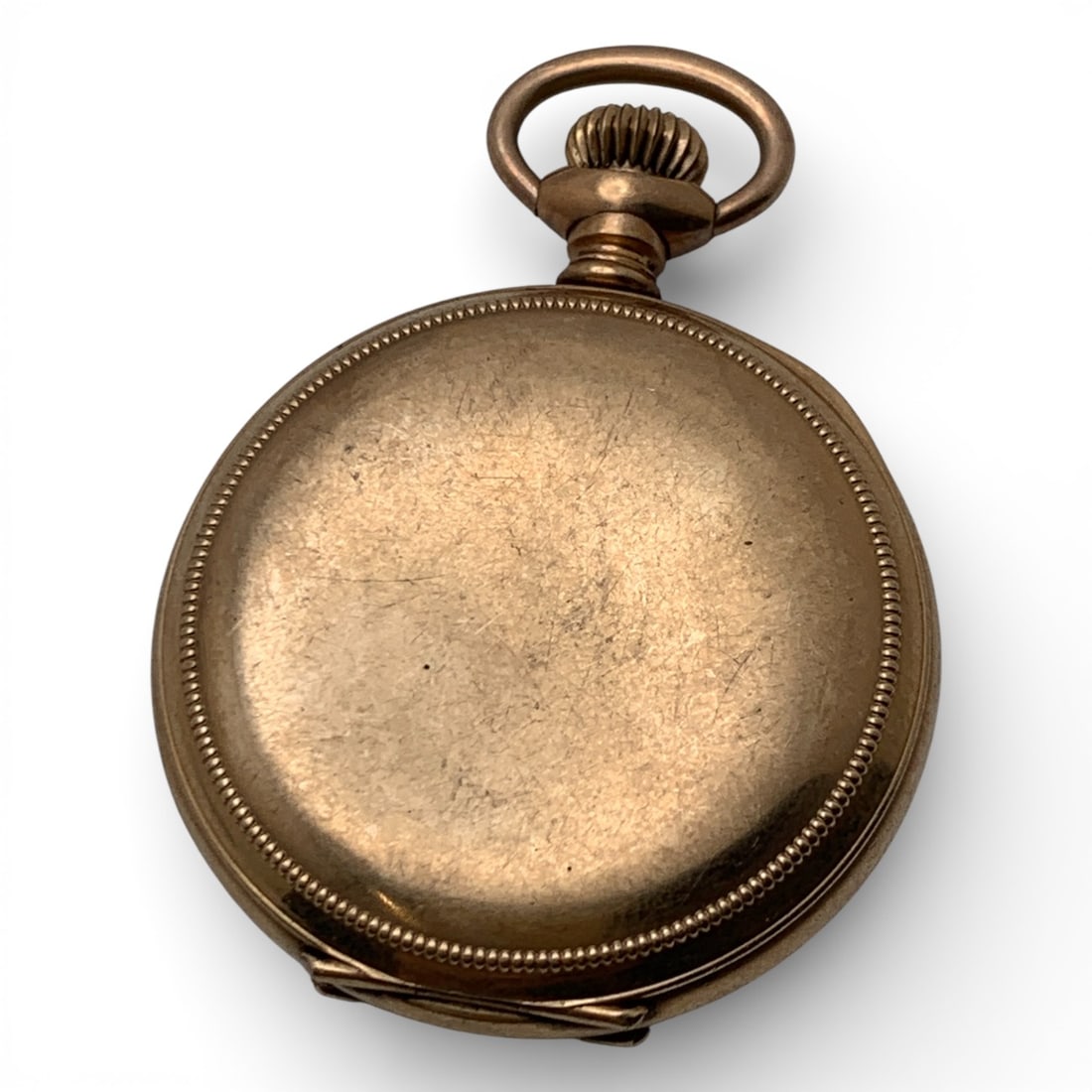 American Waltham Gold Filled Pocket Watch: Marked On Face: American WalthamMarked On Back Case: C. W. C. Co., Planet, Trade Mark, 1082198, Warranted 20 Yeras, CrescentMarked On Movement: American Waltham Watch Co, 75729372" Long - 34.4 Grams