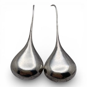 Pair Of Silver Earrings