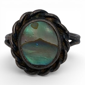 Silver & Abalone Ring