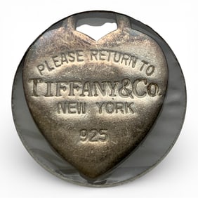 Tiffany & Co Sterling Silver Heart Pendant
