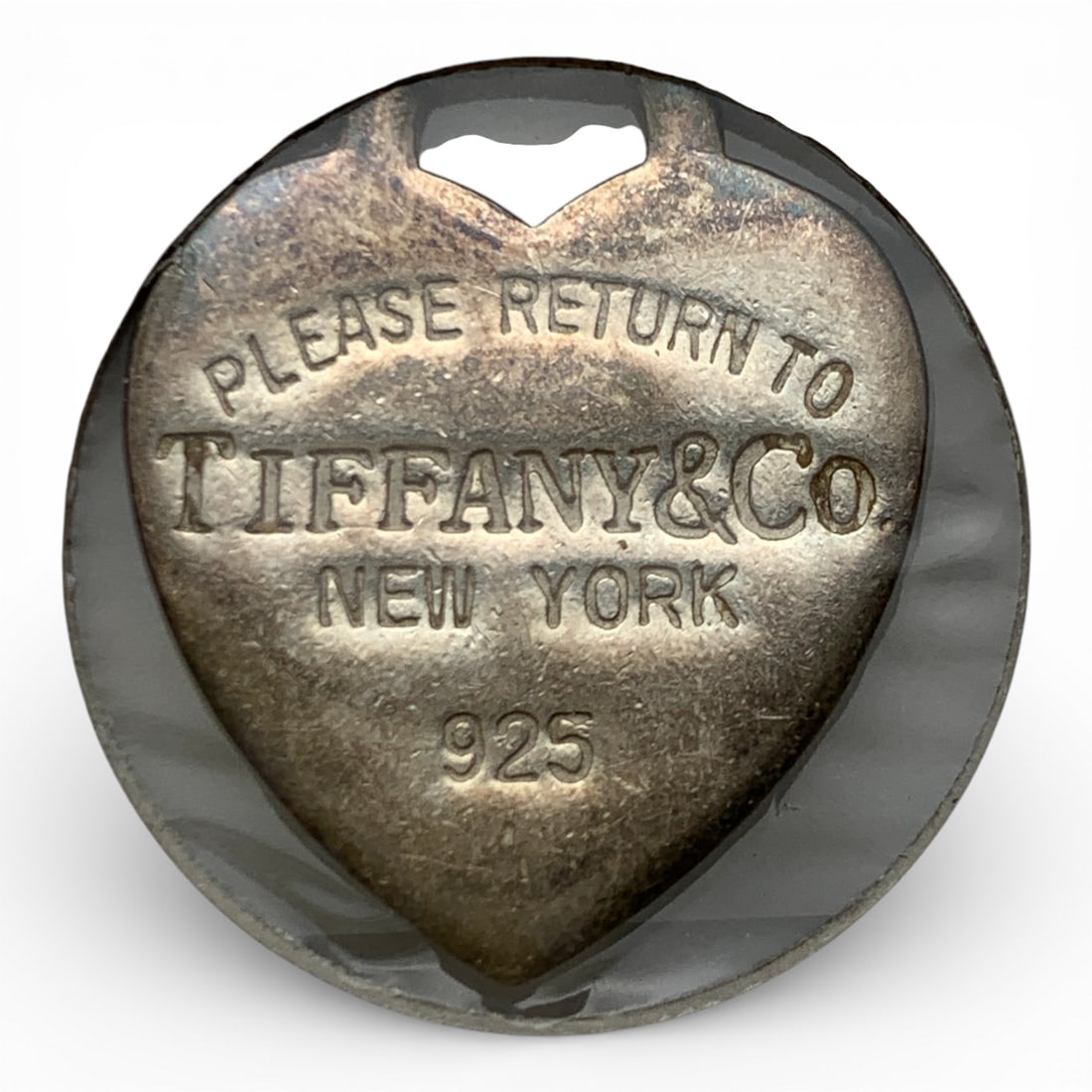 Tiffany & Co Sterling Silver Heart Pendant: Marked Tiffany & Co 925 - See Photos