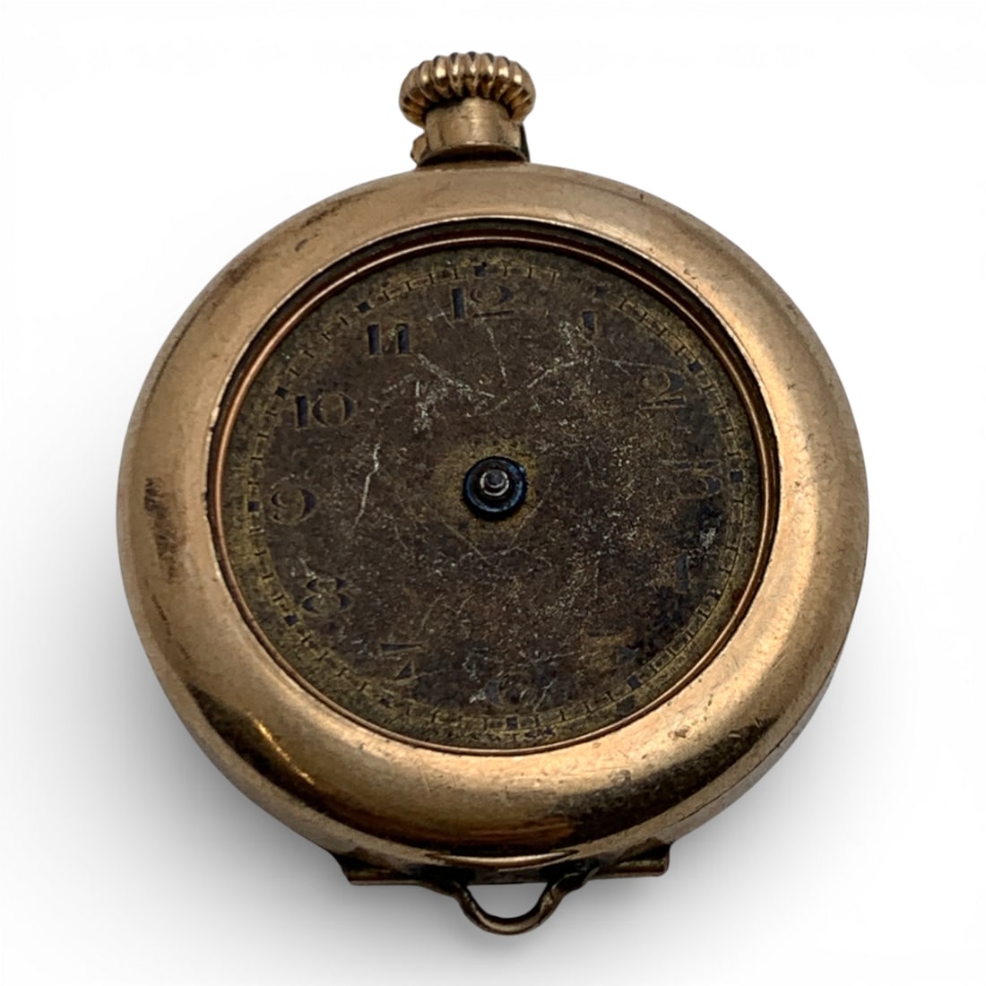 American Standard Gold Filled Pocket Watch: Marked On Back Case: American Standard, Warranted 20 Years, 10025Marked On Movement: Marc Favre W Co., 15 Jewels, Swiss1 1/4" Long - 13.8 Grams Missing Front Crystal & Hands