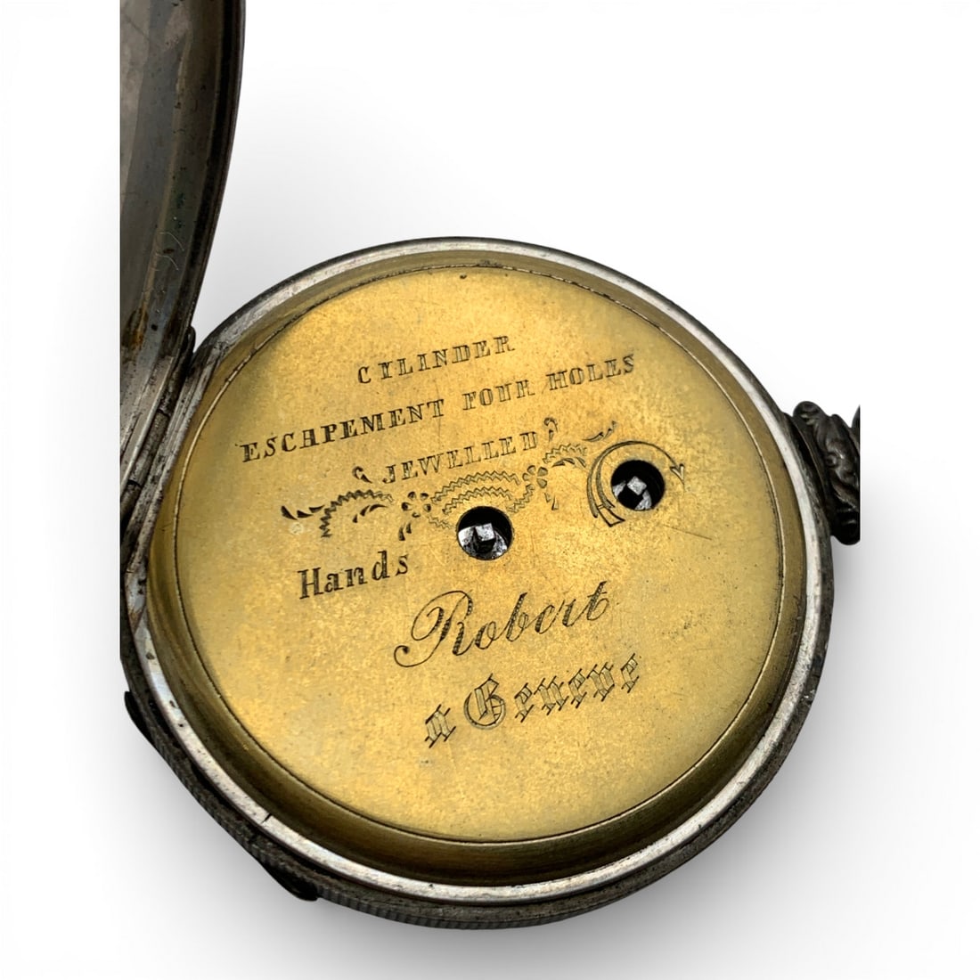 Silver Tone Pocket Watch - 3