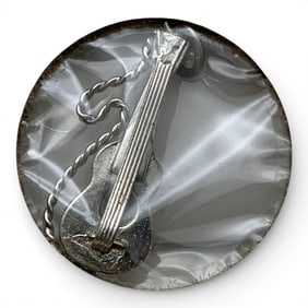 Sterling Silver Guitar Charm