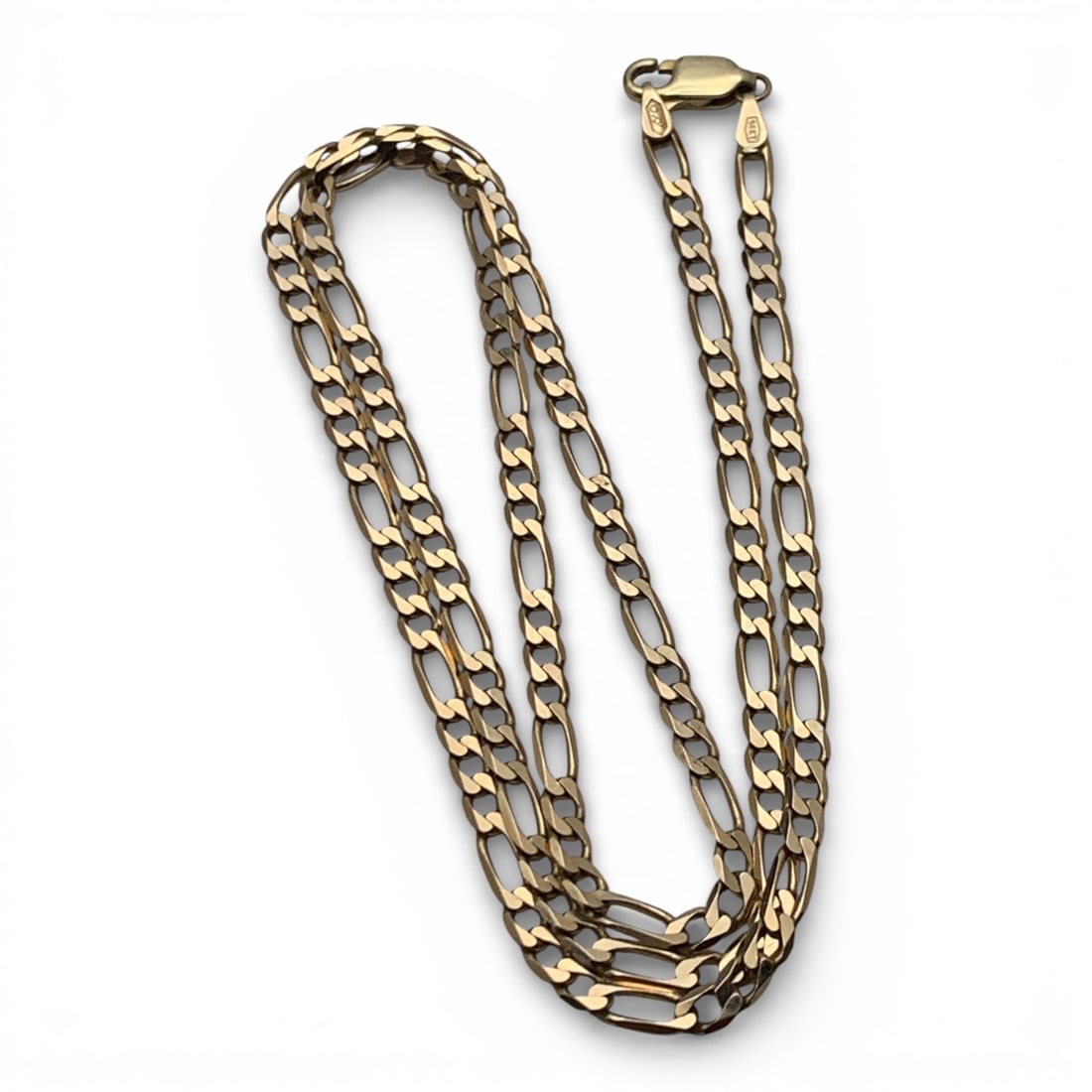 14k Yellow Gold Necklace: Marked 14k - 18 1/2" Long - 4.0 Dwt Gemstones Tested With Presidium Gem Tester Il - Berners Does Not Guarantee Authenticity Of Gemstones