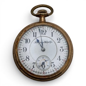 Hampden Gold Filled Pocket Watch