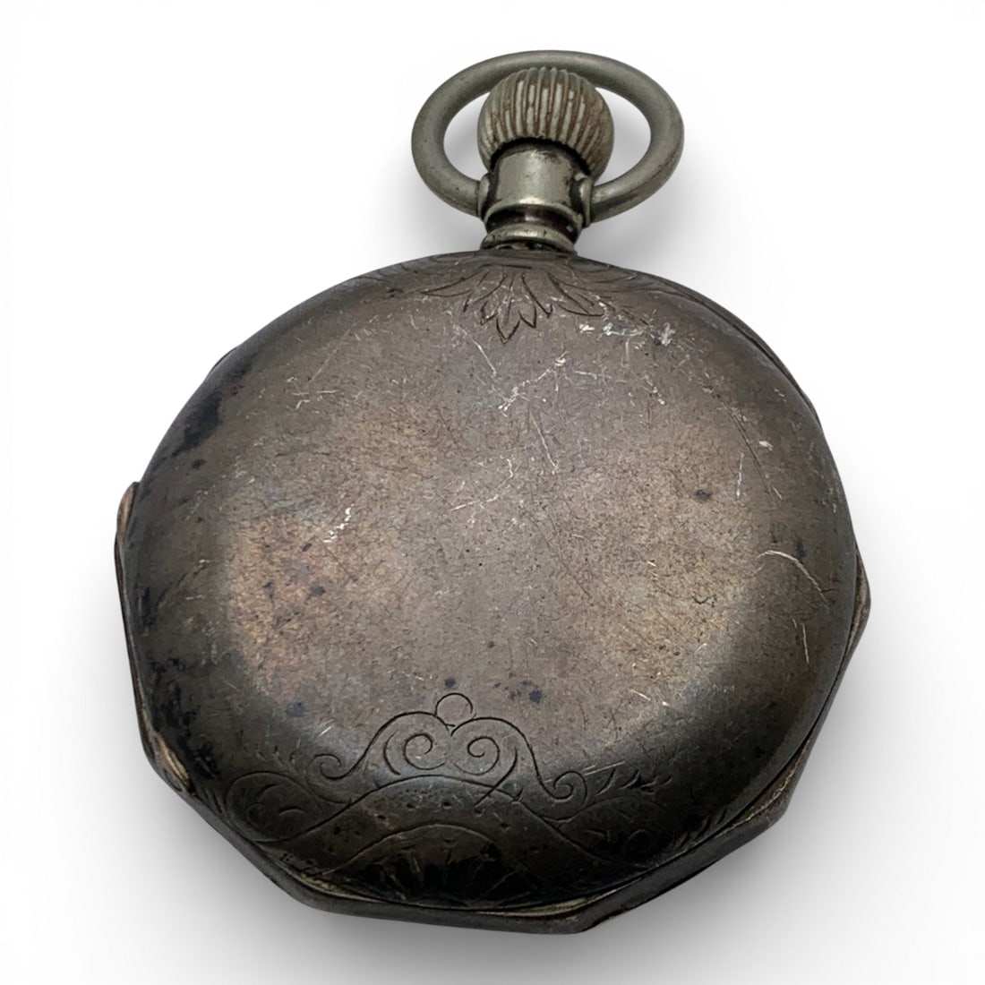 National Watch Co Coin Silver Pocket Watch: Marked On Face: National Watch CoMarked On Back Case: Warranted Coin Silver, F G & Co, 20157Marked On Movement: Elgin, Ill, Elgin Nat'l Watch Co, 9953493 1/4" Long - 160.4 Grams