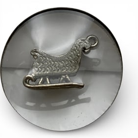 Sterling Silver Sleigh Charm