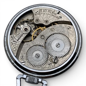 Waltham Silver Tone Pocket Watch